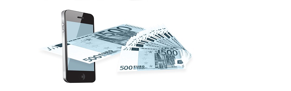 peníze z mobilu